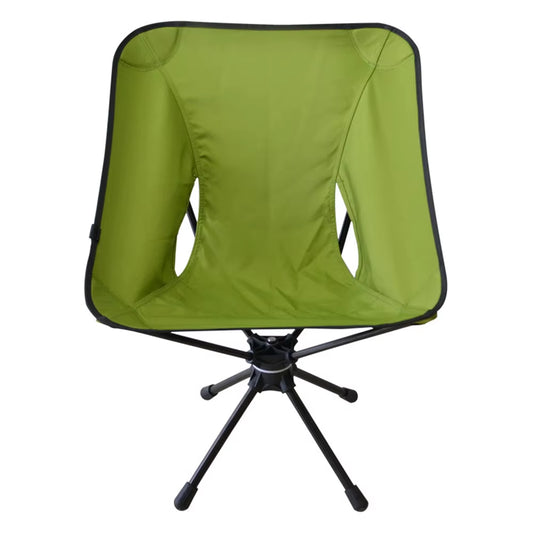 Outdoor Folding Chairs Rotatable Swivel Chair for Camping Lightweight Beach Fishing Chairs with Carry Bag for Picnic Hiking