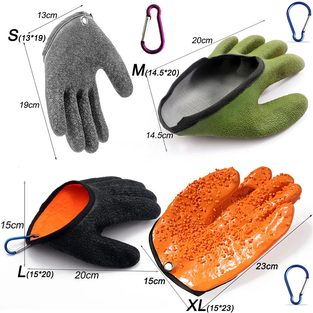Fishing Gloves Full Finger Waterproof Catch Fish Anti-Slip Cut Durabl Knit Work Cutproof Glove Carp Outdoor Protect Hand Apparel