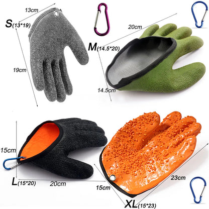 Fishing Gloves Full Finger Waterproof Catch Fish Anti-Slip Cut Durabl Knit Work Cutproof Glove Carp Outdoor Protect Hand Apparel