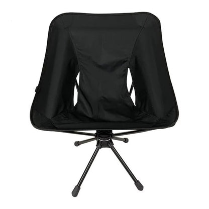 Outdoor Folding Chairs Rotatable Swivel Chair for Camping Lightweight Beach Fishing Chairs with Carry Bag for Picnic Hiking