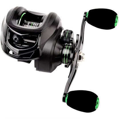 Fishing Baitcasting Reel All Metal Spool 18+1BB 10Kg/22Lb Max Drag Speed Ratio 7.2:1 Magnetic Metal Casting Pesca Fishing Reels